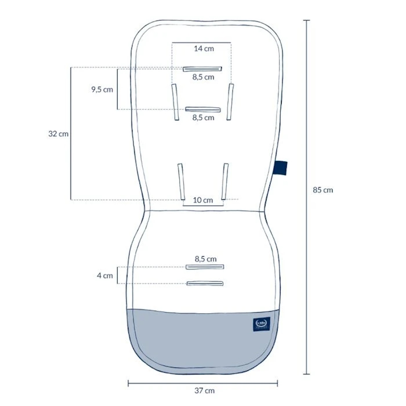 Κάλυμμα καροτσιού διπλής όψης