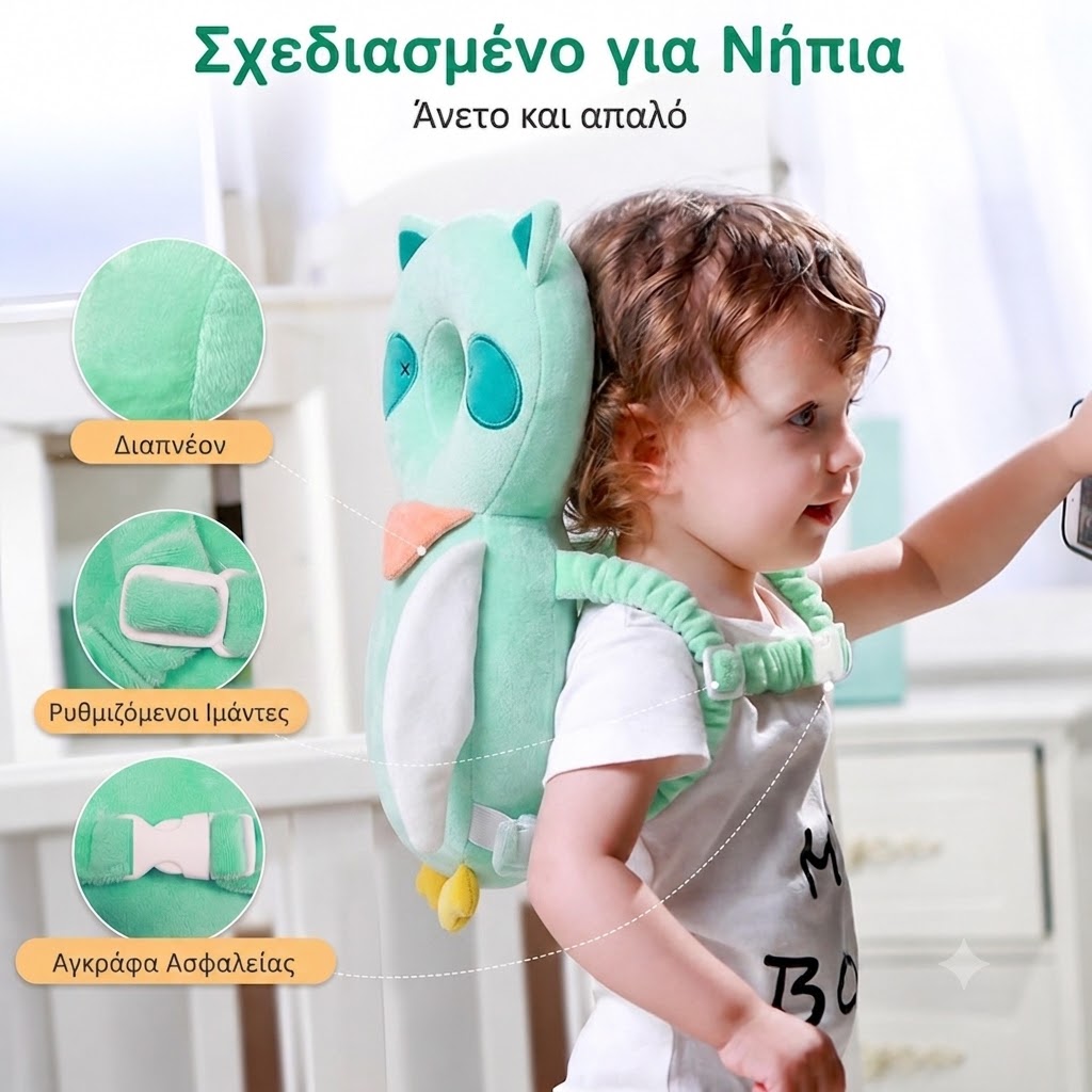 Προστατευτικό κεφαλιού μωρού γατούλα 