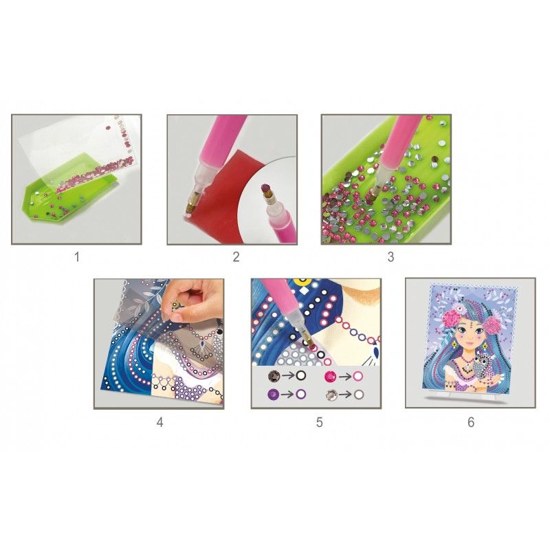 Χειροτεχνία διαμαντένιες κοπέλες για παιδιά