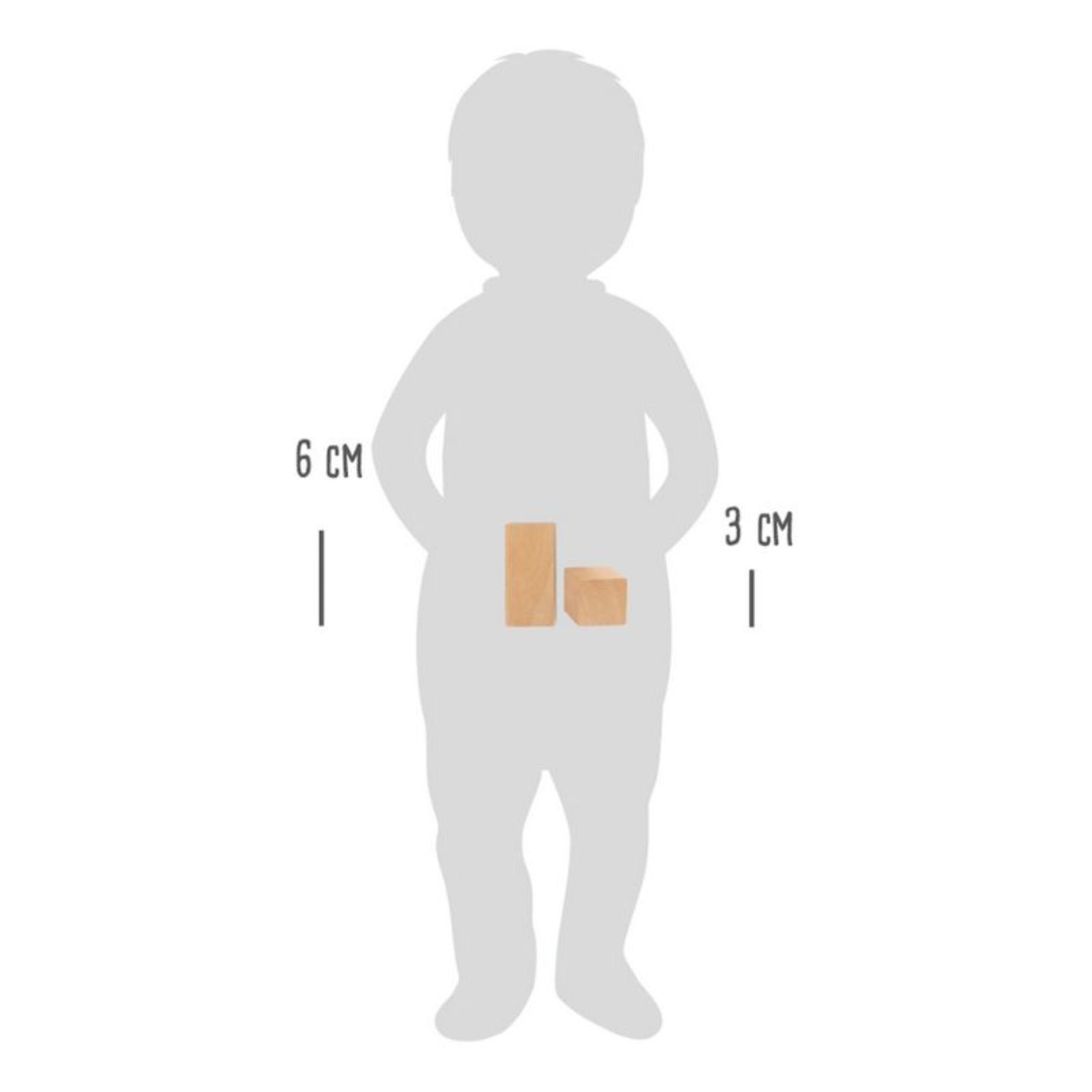 Ξύλινα τουβλάκια safari για παιδιά