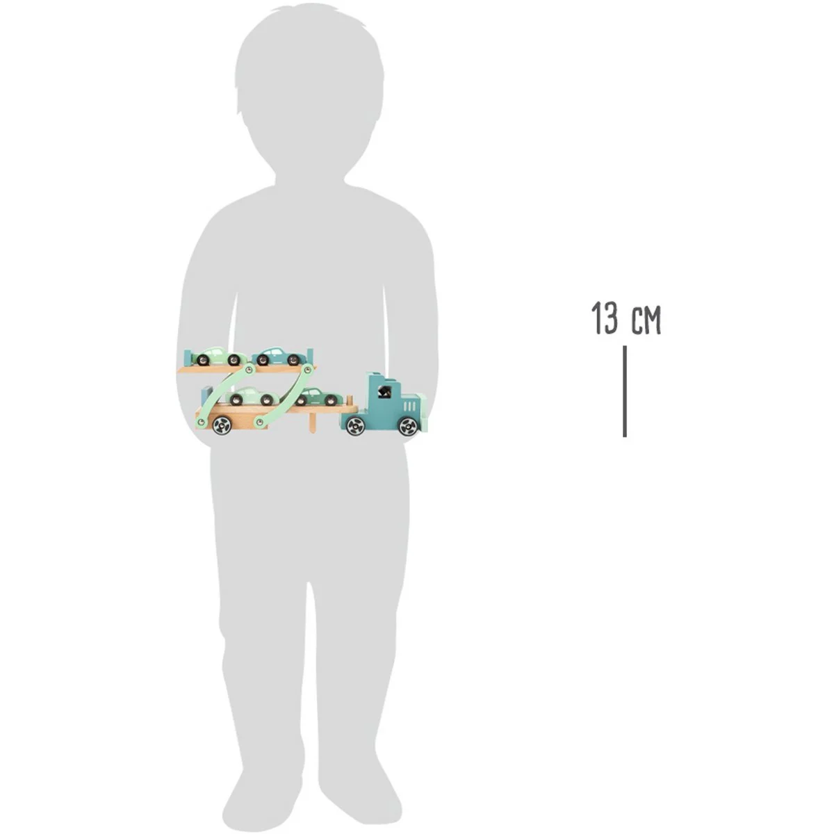 Ξύλινο φορτηγό μεταφοράς αυτοκινήτων