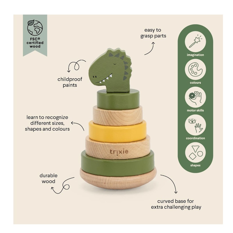 Ξύλινο παιχνίδι στοίβαξης