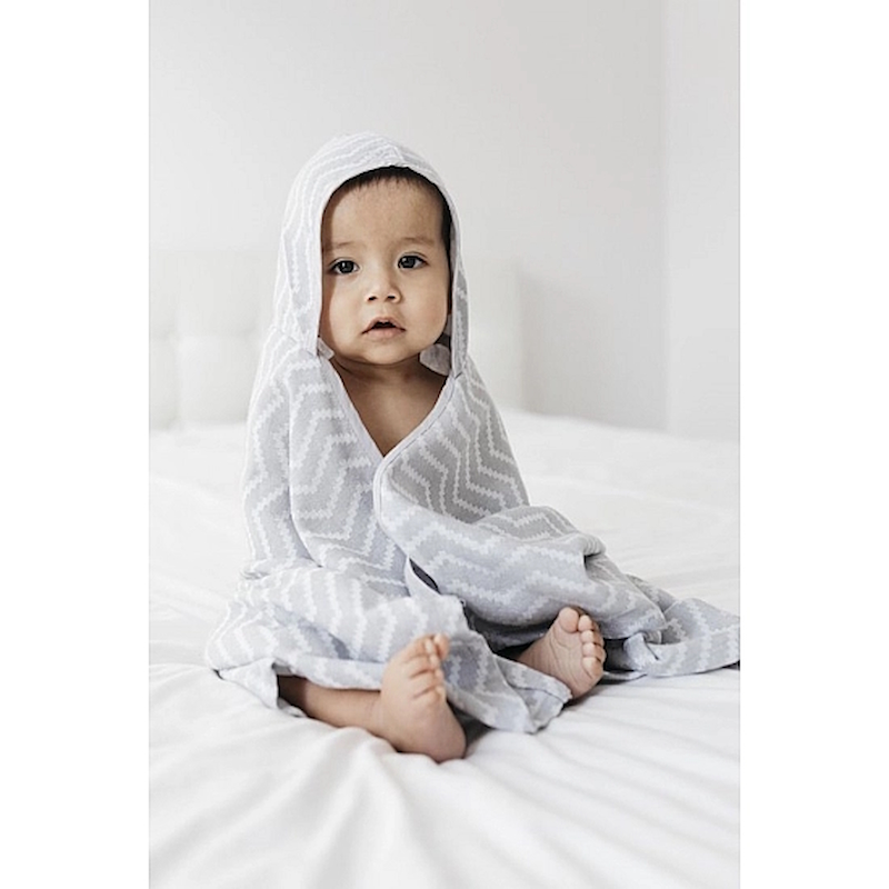 Υδρόφιλη πετσέτα μωρού με κουκούλα