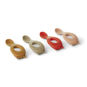 LW13044 - Liva silicone spoon 4-pack - 9504 Multi mix - Extra 2