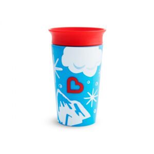 Munchkin Παιδικό Ποτηράκι "Miracle 360° Wildlove Sippy" από Πλαστικό Polar Bear Κόκκινο 266ml - Image 4