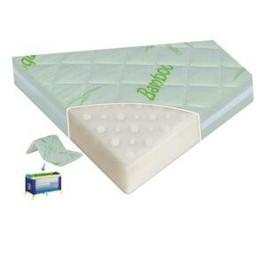 Lorelli Bertoni Air comfort Bamboo 60x120x6cm Στρώμα Παρκοκρέβατου - Image 2